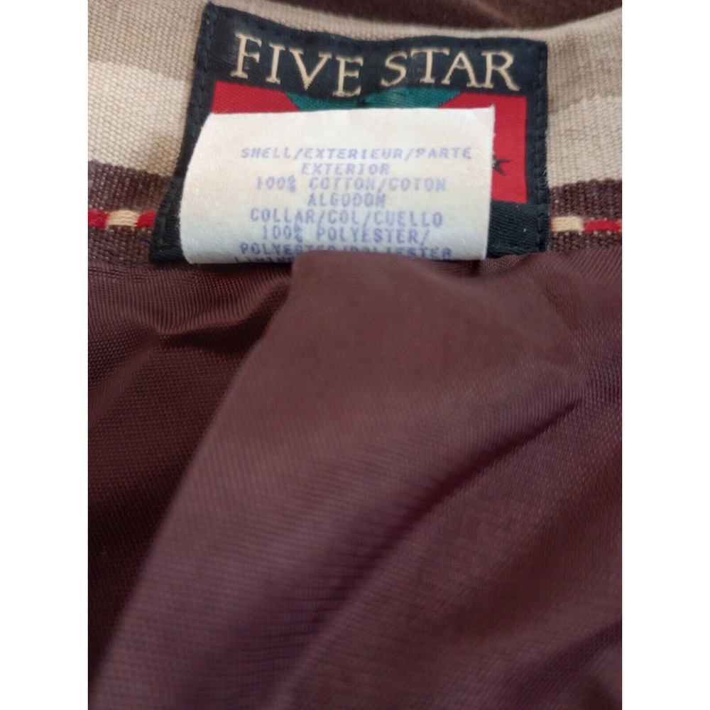 Vintage Five Star By Roper 3 Metal Studs Blazer Womens XL Western Rodeo Shacket - Picture 6 of 15